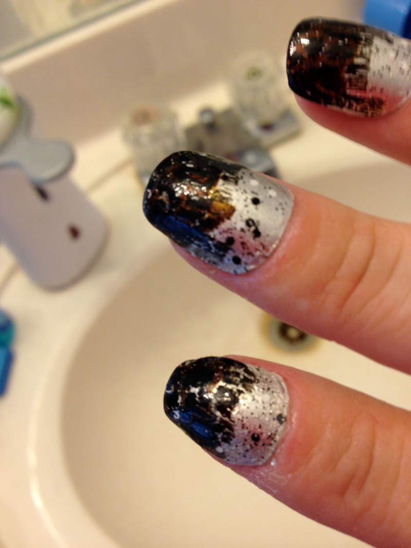 Illustration for article titled Mad Max: Fury Road inspired nails